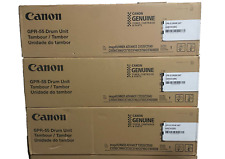 Lot of 6 Genuine Canon GPR-55 Drum Unit CYMK Fits All Colors 0488C003 (BB), USED picture