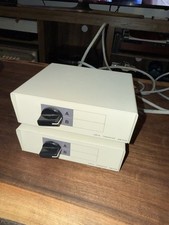 Pair Vintage Data Transfer Switch A / B with DB25 Ports Excellent Condition Cord picture