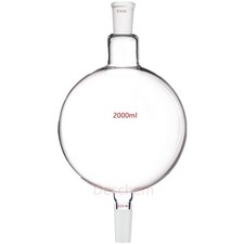 2000ml 24/40 Glass Chromatography Reservoir Flask 2L Received Biomass Bottle picture