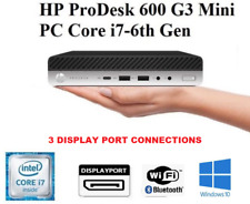 HP Elitedesk 800 G3 Mini Business Desktop Intel Core i7-6700T 16GB RAM 256GB SSD picture