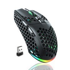 SM600 Honeycomb Shell Gaming Mouse Wireless,Tri-Modes BT5.1/2.4G Wireless/Typ... picture