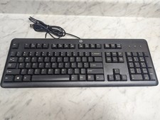 Replacement HP Keyboard Black USB Wired DESKTOP PC Home or Office TESTED WORKING picture
