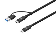 Monoprice USB4 20Gbps 2-in-1 Cable - 240W EPR, 4K60Hz, Braided, Ultra picture