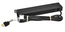 Hubbell PH20A10 Power Distribution Unit Horizontal 1 Rack 20 AMPS 10 Output picture