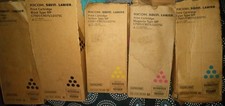 LOT-5 Ricoh Savin Toner Cartridge Set C/M/Y/K  841357x2,841358,841360,841359 new picture