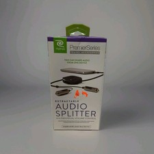 ReTrak Retractable Audio Splitter w/Individual Volume Control picture