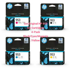 HP 953 Original Ink Cartridge Multipack Black Cyan Magenta Yellow 8710 8720 picture