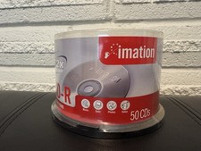 New Sealed Vintage 2000s Imation Blank CD-R 50 Pack Spindle 700MB 52x picture