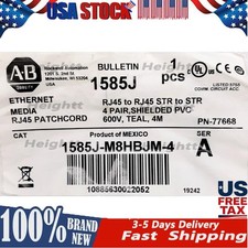 NEW Allen Bradley 1585J-M8HBJM-4 Ethernet Patchcord AB picture