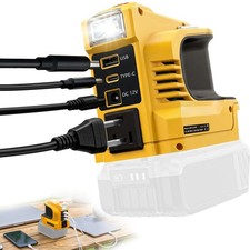 Real 220W Power Inverter Compatible with DeWalt 20V Battery, DC 20V to AC 110 picture