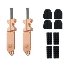 2PK Upgraded 0.4MM Hotend Kit for Flashforge AD5X Nozzle - All Metal Hot End/Pri picture