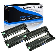 2PK DR730 DR-730 Drum Unit for Brother MFC-L2730DW MFC-L2750DW MFC-L2710DN picture