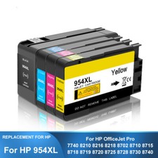 4PC Ink Cartridge HP 954XL For HP Officejet Pro 7740 8210 8702 8710 8720 8725 picture