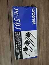 Genuine Brother PC-501 Printing Cartridge for personal Fax-575 Black INK  picture