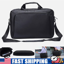 Black Laptop Bag Case With Shoulder Strap For 15