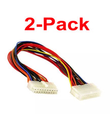 ATX 20-Pin Male to Female Extension Cable for PC Power Supply to Motherboard 1FT picture