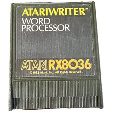 1982 AtariWriter RX8036 Writer 400/800 Word Processor Left Cartridge Untested picture