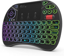 X8 Mini Keyboard,2.4Ghz Portable Wireless Keyboard with Touchpad Mouse,Rgb picture