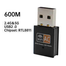 1300Mbps Dual-Band USB 3.0 WiFi Adapter With 4 Antennas And Wireless Receiver picture