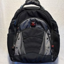 Wenger Pegasus Padded Nylon Laptop Backpack 15 Black/Gray WA-7303-14F00 picture