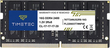 16GB DDR4 2400Mhz PC4-19200 Non-Ecc Unbuffered 1.2V CL17 2Rx8 Dual Rank 260 Pin picture