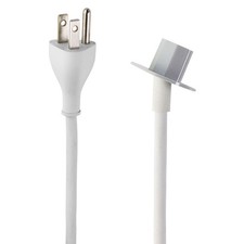 Apple A7 3-Prong Power Cable for iMac (Angled Connector) - Off White (6-Foot) picture