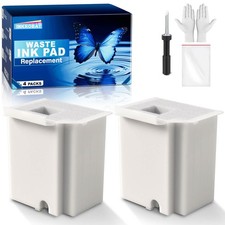 Waste Ink White Pad 2 Packs with Reset Software, 2P picture