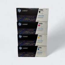 Open Box HP 508X High Yield 4-Pack Original LaserJet Toner Cartridge, CF360XMB picture