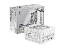 MSI MAG A1000GL PCIE5 WHITE, Fully Modular Compact Gaming 1000W Power Supply, picture