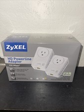 ZyXEL 200 Mbps Fast Ethernet Powerline Wall-Plug Adapter, Starter Kit - 2 Units picture