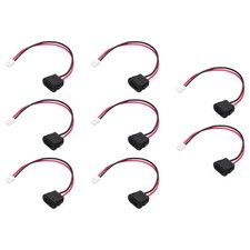 8pcs Type-C to PH2.0 Extension Cable Square Female USB-C Socket to 2 Pin 4