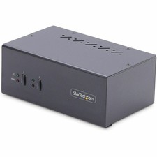 StarTech 2-Port Dual-Monitor DisplayPort KVM Switch, 4K 60Hz P2DD46A2-KVM-SWITCH picture