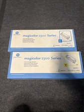Konica Minolta Magicolor 2300 Toner Cartridge Set Yellow Cyan picture