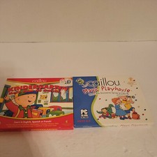 2 PC Games Caillou Kindergarten & Caillou Magic Playhouse Kids Ages 2 to 6 picture