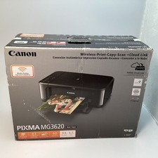 Canon PIXMA MG3620 Wireless All-in-One Inkjet Printer Black Open Box w/ 2 Inks picture
