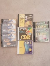 9 NEW Sealed Compact Discs (7 CD-R HP, Memorex, TDK, Sony) & (2 Memorex CD-RW) picture