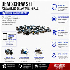 Samsung Galaxy Tab S10 Plus Complete Internal Screw Set OEM Replacement Part picture