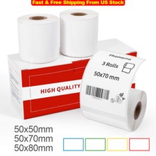50mm Sticker Label Self-Adhesive Thermal Paper for Phomemo M110/M200 Printer picture