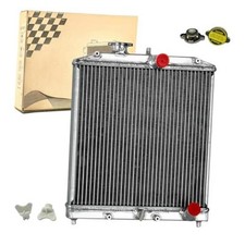 3 Row Aluminum Radiator Compatible with 1992-2000 Honda Civic EG EK Del 3-Rows picture