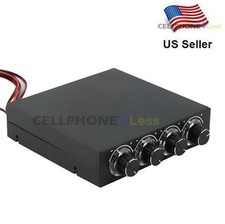 3.5inch PC Front Panel HDD CPU 4 Channel Fan Speed Controller picture