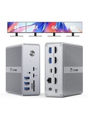 TobenONE 18-in-1 DisplayLink Docking Station 4 Monitor with 4 HDMI picture