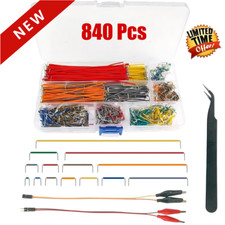 Jumper Wire Kit - 840 Piece Breadboard Jumper Wire Set, 14 Vaules 2-125mm picture