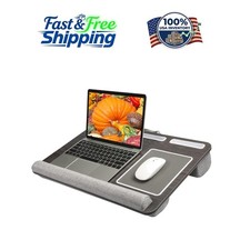 Versatile Lap Desk with Cushions, Mouse Pad, and Device Holders - Travel Ready picture