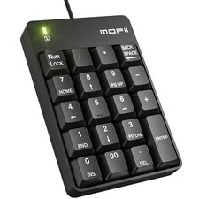 MOFII Wired Number Pad Numeric Keypad Silent 19 Keys USB Numpad, Portable Fin... picture