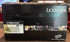 Genuine Lexmark C792X1KG C792 BLACK Extra High Yield Toner OPEN BOX SEALED TONER picture