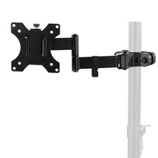 Black Pole Mount Monitor Arm for 17 to 32 in Screen, MOUNT-POLE01A picture