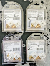 Commercial Electric RCA Gold Plated Jack - White 4 Pack picture