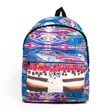 17 Inch Laptop Backpack Water Resistant Artistic Travel School Bag picture