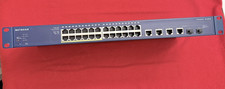 NETGEAR ProSafe FS728TLP 28-Port Smart Switch 12 Poe and 4 Gigabit Ports - Blue picture