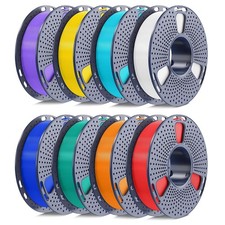 YOOPAI 2230026 3D Printer PLA Filament Multicolor 1.75mm 250g Spool (8 Rolls) picture